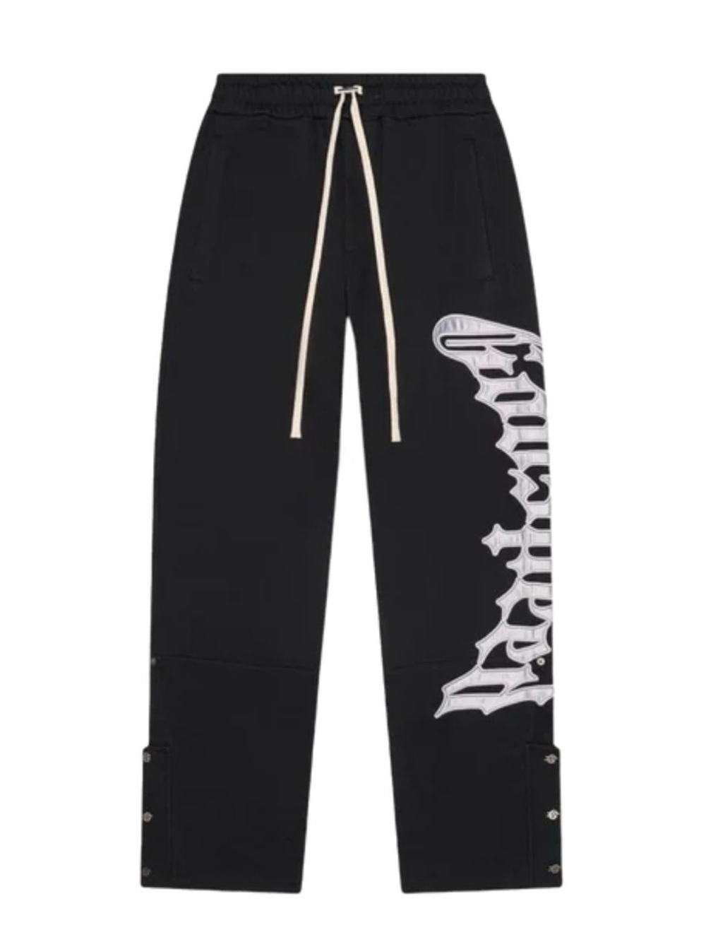 Godspeed OG Logo Sweatpants V2 Black/Silver – Size M – Rare 🔥